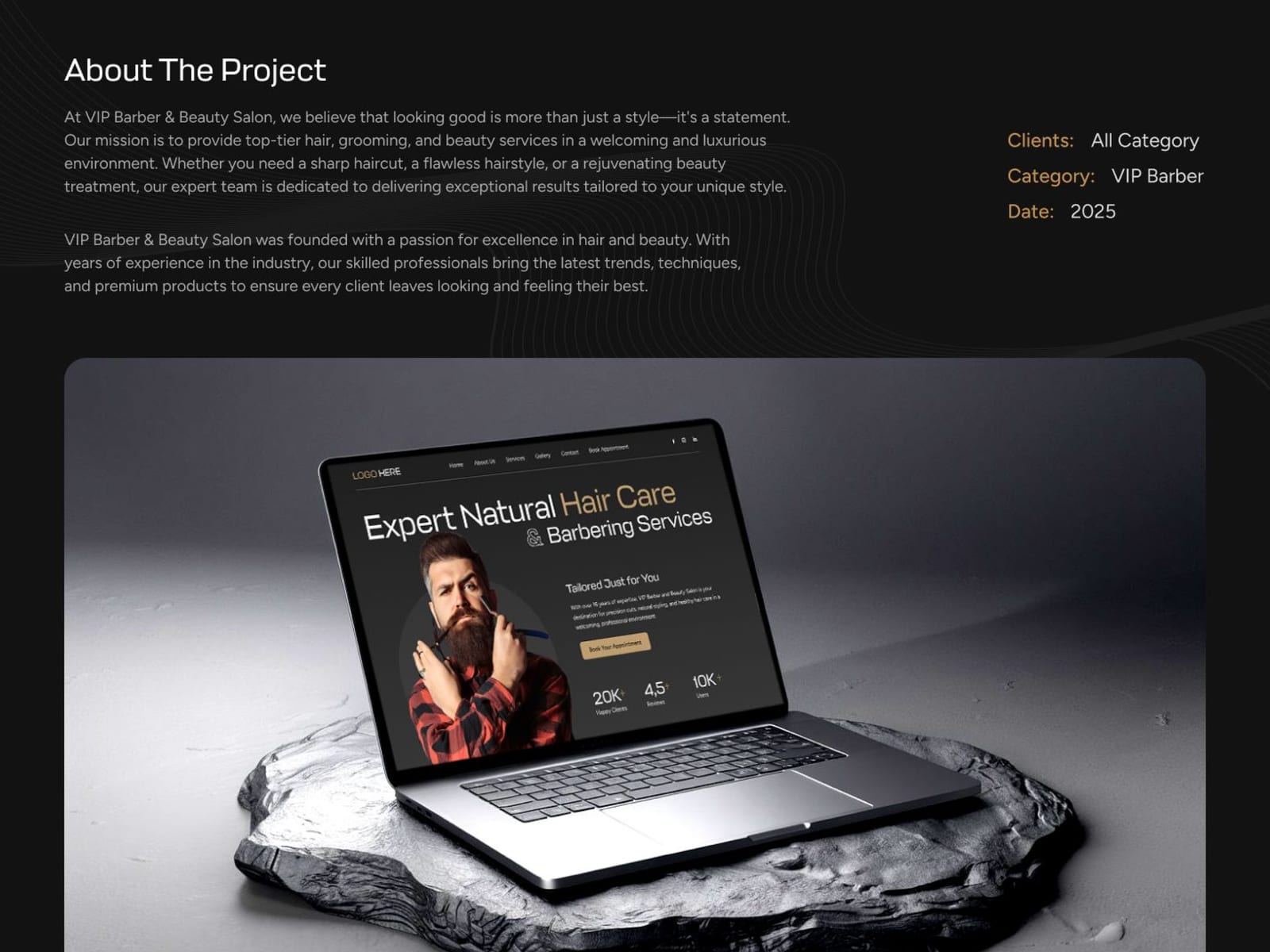 Expert Barber Shop — UI/UX