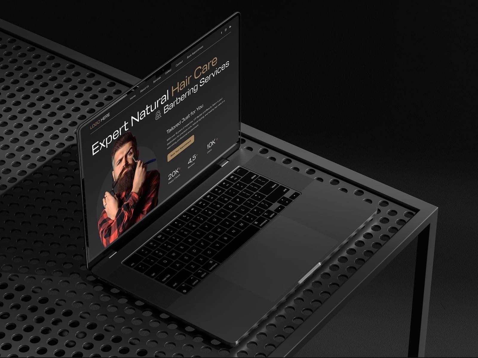 Expert Barber Shop — UI/UX