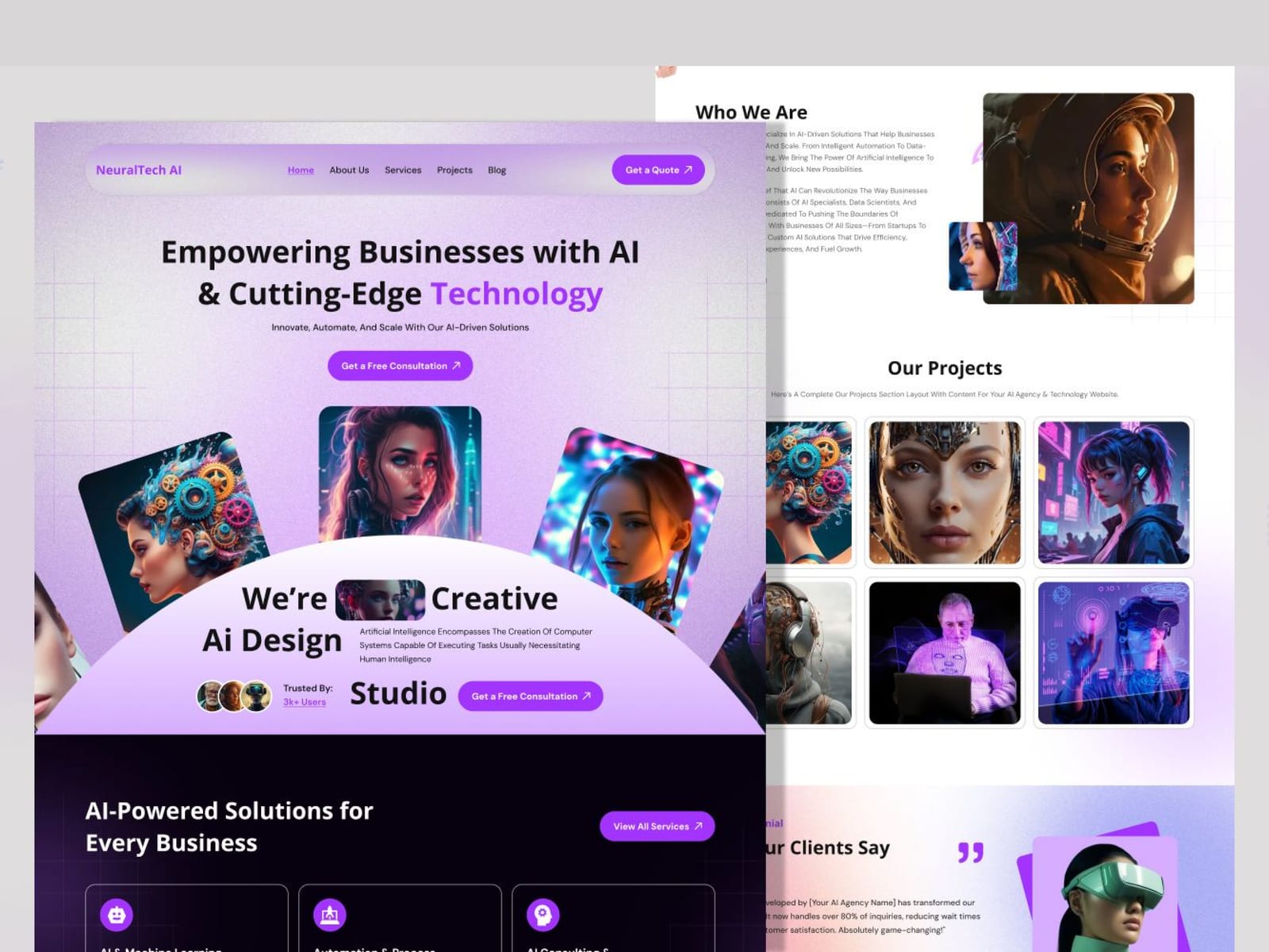 Neural Tech AI — UI/UX