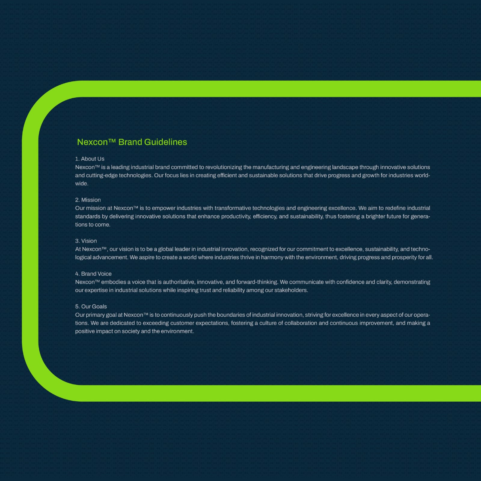 Nexcon — Brand Guidelines