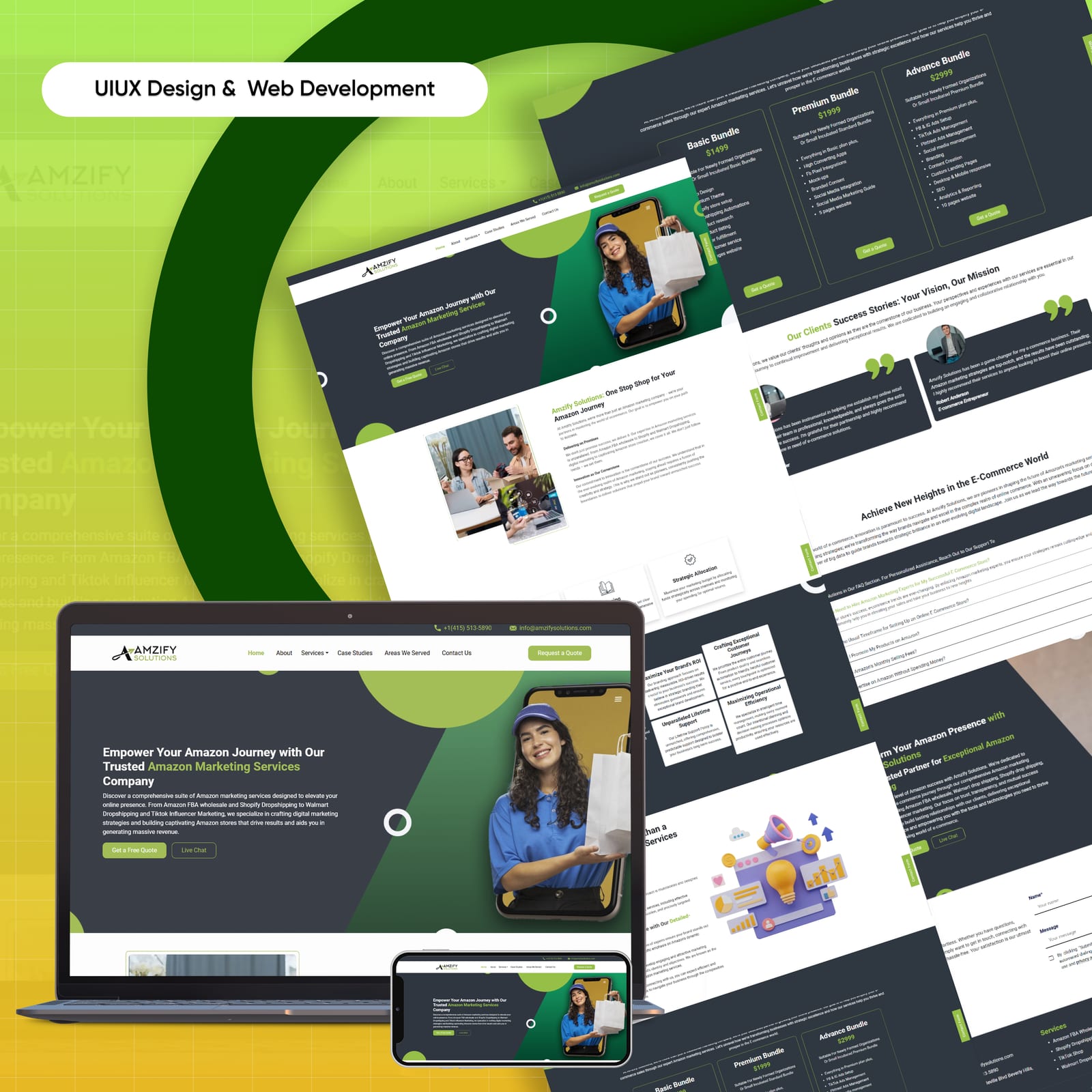 Amazify Solutions 2 — Website Design