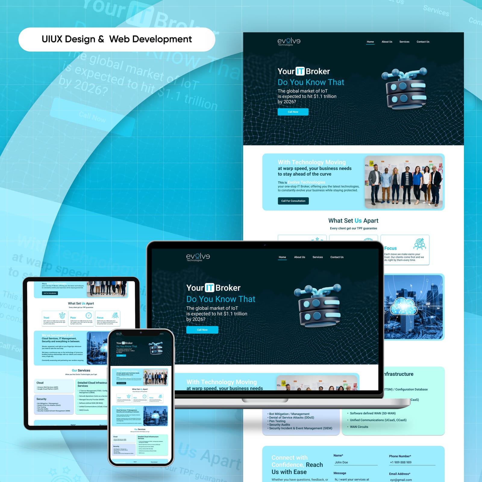 Evolve Technologies — Website Design