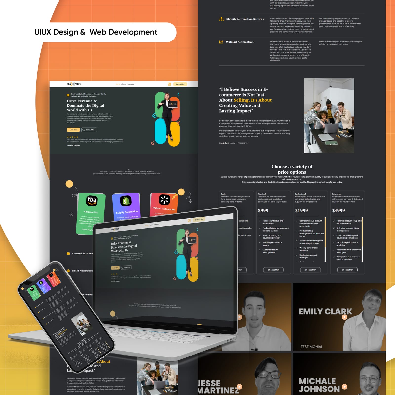 FBA Experts — Website Design