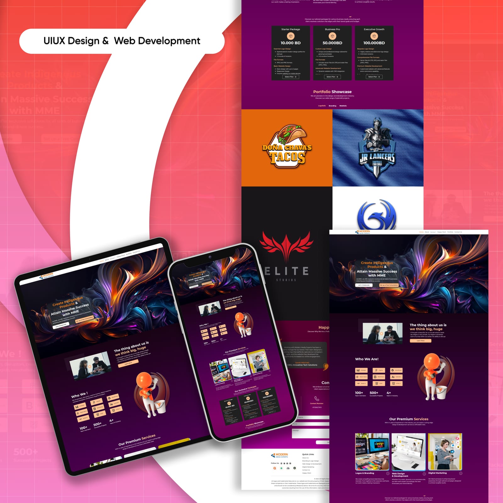 Modern Media Xperts — Website Design